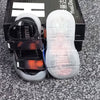 CNF Silicon Bottom Spiderman Black & Orange Sandals With Lights 10993