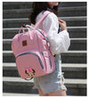DSNP Minnie Tea-pink Travel Backpack 9109
