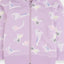 B.X Dino Printed Lavender Zipper Hoodie 8175