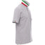 PYPR Italia Flag Full Collar Grey Polo 11008