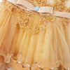 CN Embroided & Beeds Mustard Fancy Frock 11017