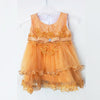 CN Embroided & Beeds Mustard Fancy Frock 11017