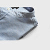F&F Band Coller Blue Casual Shirt