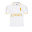 B.X Royal Look London Embroided White Polo 11107