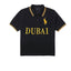 B.X Royal Look Dubai Embroided Black Polo 11108