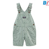 OSHKSH All over Little Dinos Print Pale Green Cotton Dungaree 11128
