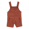 CRT Two Side Pockets Rust Brown Cotton Dungaree 11133