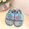 CN Little Captain America Grey Slippers 11164
