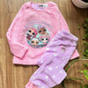 LOL Surprise Girls Pink & Purple Fluffy Fleece Two Piece Trouser Set 10236