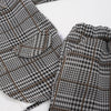 MM Dark Grey With White 4 Piece Suit Set 10309