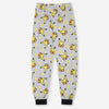 PMK Pikachu Emberioded Black Fluffy Fleece Two Piece Trouser Set 10235