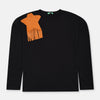 UTD Colors Velvet Mustard Star Black T Shirt 10401