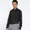 Front Pocket Black Casual Shirts