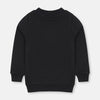 GRG Plain Black Fleece Sweatshirt 10584