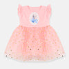 BXDN Aplic Frozen Pink Frock 10811