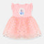 BXDN Aplic Frozen Pink Frock 10811