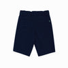 SM Back Pocket Navy Blue Cotton Shorts 10762