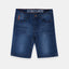 Stct Mid Blue Three Quarter Shorts 1240