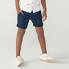 HK Plain Cotton Navy blue Shorts 3998