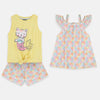 PPN Mermaid Sea Shell 3 Piece Set With Yellow Top 4031