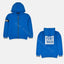 NVR MND Back Print Taken Royal Blue Zipper Hoodie 3155