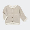 ANK Brown And White Knitted Cardigan 7781