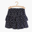 M&M Polka Dots Double Layered Blue Skirt 3713
