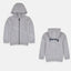 MG Logo Grey Zipper Fleece Hoodie 3160