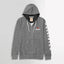 HLSTR Logo Print Grey Stripe Hoodie 2808