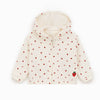ZR Strawberry & Cherry Print Off White Zipper 3082
