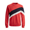 J&J Panel Stripe Colorblock Sweatshirt 614