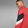 J&J Panel Stripe Colorblock Sweatshirt 614