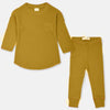ZR Front Pocket Long Thermal Olive 2 Piece Set 10421