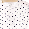LS Polka Dots White Top 3522