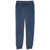 PV Front Knot Fleece Denim Blue Trouser 2409