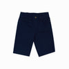 SM Back Pocket Navy Blue Cotton Shorts 10762
