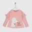 TU Girls applique Puppy Pink Sweatshirt