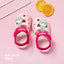Mario Shapes Rabbit Face Pink Sandals 7544