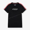HL Shoulder Tape Script Logo Black T-Shirt 9401