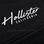 HL Shoulder Tape Script Logo Black T-Shirt 9401