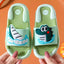 JF Cutezoo Dino Pastel Green Slippers 9413