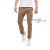 Cel Men's Camel Slim Fit Chino Pents