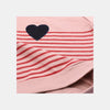 IR Black Heart With Red Stripes Pink Sweatshirt 2982