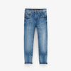 ZR Basic Skinny Fit Five Pocket Mid Blue Denim 349