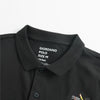 GRD Napoleon Black Cotton Pique Polo 7391