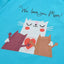 B.X We Love You Mom Blue Tshirt 4823