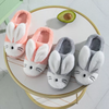 Rabbit Ears Fluffy Warm Peach Slippers 8158