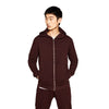 ZR Man Burgandi Zipper with Hood