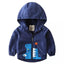 Wapy Applic Dino Fish Light Weight Zipper Hooded 7773