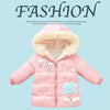 XY Heart Lolly Pocket T Pink Puffer Jacket 7973